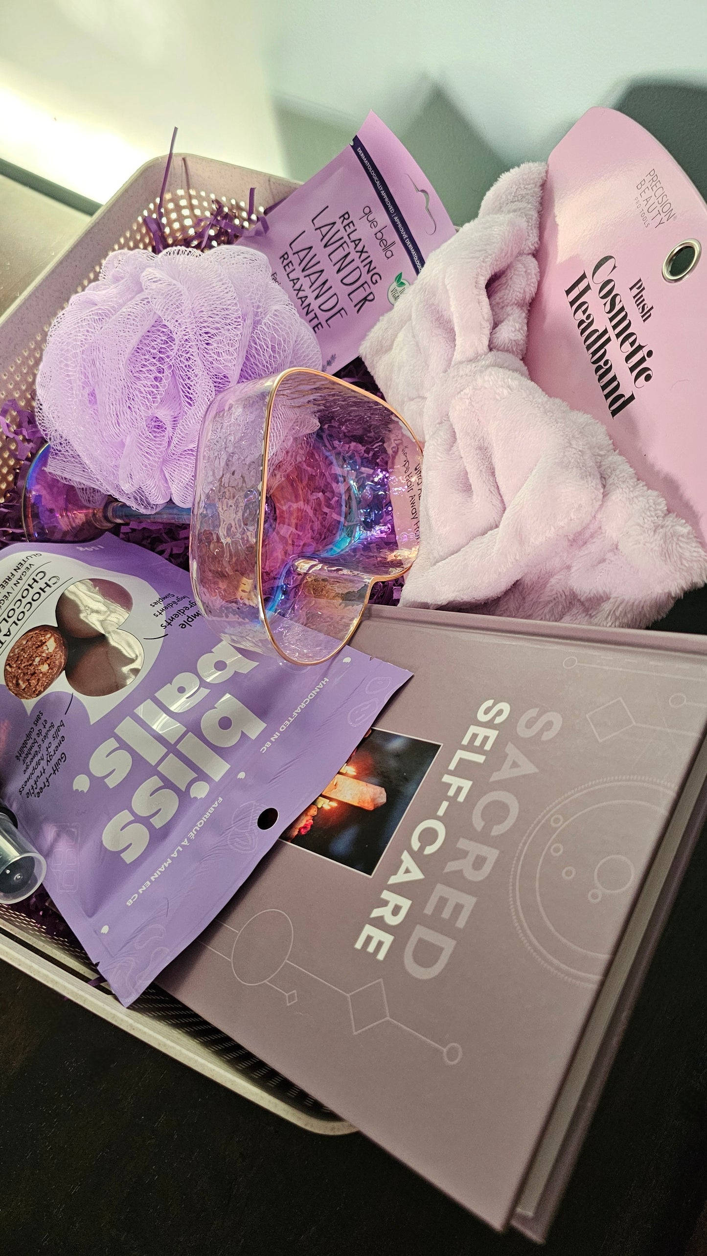 Lavender Self Care Basket