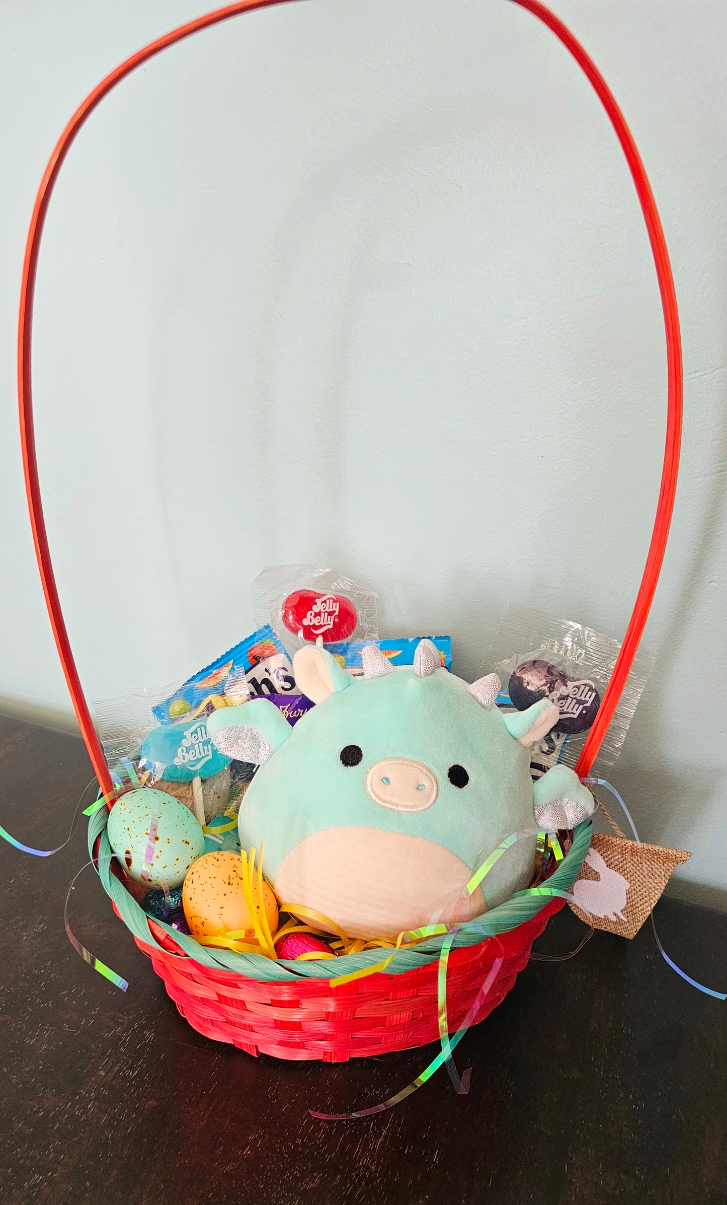 Red Squishmallow Easter Basket