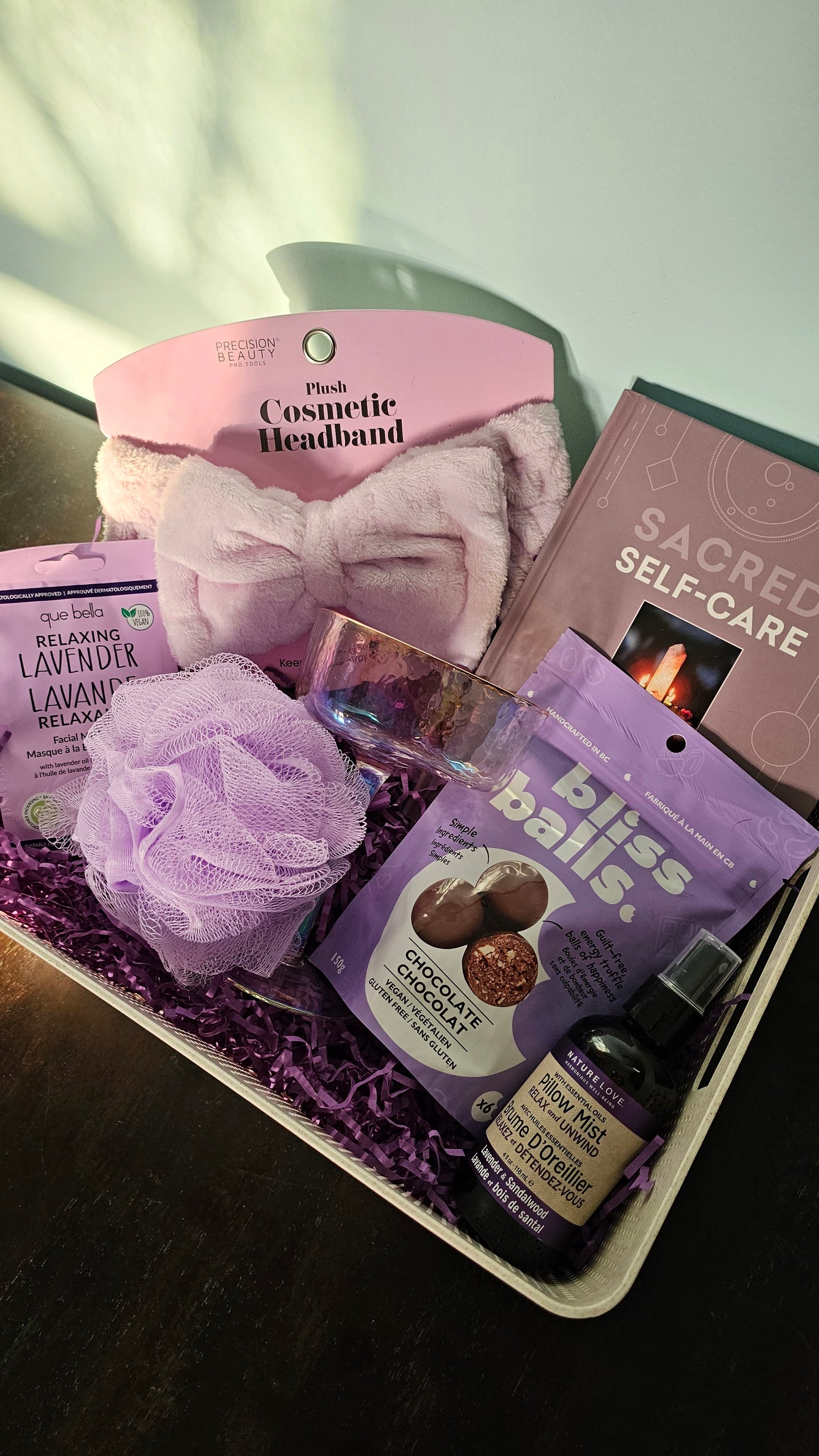 Lavender Self Care Basket